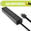 AXAGON HUE-SA7BP USB3.0 Charging Hub Black