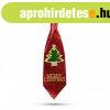 Karcsonyi nyakkend - piros glitteres - 41 x 11 cm