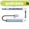 Orico USB3.0 Hub - AH-A12F-GY (4 port, Bemenet: USB-A, Kimen