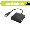 Hama USB HUB - 200121 V2 (4xUSB-A, USB 2.0, fekete)