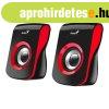 Genius SP-Q180 Speaker Black/Red