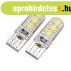 LED dida T10 foglalathoz, fehr fny, LED helyzetjelz, 12