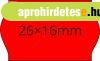 26x16mm FLUO piros ORIGINAL �raz�c�mke
