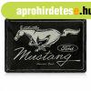 Ford Mustang lemeztbla, Ford Mustang logval, 20 x 30 cm