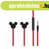 Disney sztereo headset - 3D Mickey 3,5mm jack piros