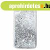 Liquid Glitter - Samsung G960 Galaxy S9 ez�st szilikon tok