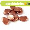 Pr�selt vir�gszirom gy�ngy - 8x11mm - Matt Copper