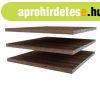 Faktum Nest Walnut 2/3 oszt�s� szekr�nyhez polccsomag (3 db)