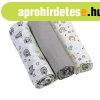 BabyOno Sznes textilpelenka 3db-os #Szrke-348/01
