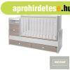 Lorelli Trend PLUS kombi gy 70x165 cm - White & Amber 