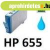 HP 655 XL C  CZ110AE utngyrtott cyn tintapatron nagykapac