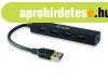 USB eloszt-HUB, 4 port, USB 3.2, EQUIP "Life"