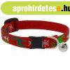 LUPINE macska nyakrv (Happy Holidays-piros 1,25 cm szles C