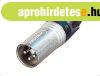 Neutrik NC3MXX 3 p�lus� XLR dug� egyenes, leng�