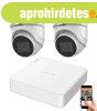 Hikvision 5 megapixeles 2 dome kamers rendszer 30 mteres l