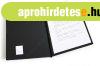 Fel�r�t�bla A4 + el�lap ECO - fekete (2357-01)