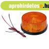 LED villog�, narancs, 60x30mm, 12V DC, �les villan� f�ny