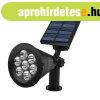 Leszrhat RGB napelemes lmpa 7 ledes, hidegfehr