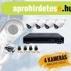 4 kamers megfigyel rendszer AHD CCTV