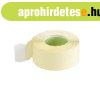 �raz�szalag 25x12mm, stancolt 10 tekercs/csomag, feh�r