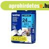 Brother TZE-551 lamin�lt P-touch szalag (24mm) Black on Blue