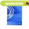 Be�r�k�nyv A5, 96lap, kem�nyfedeles, egysz�n�, Bluering vona