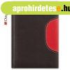 Hat�rid�napl� Memphis A5 napi feh�r lapokkal Fekete-piros Da
