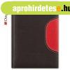 Hat�rid�napl� Memphis B5 heti feh�r lapokkal Fekete-piros Da