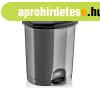 Szemetes kuka ped�los m�anyag 30 literes fekete/sz�rke