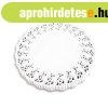 Tortacsipke kerek �tm�r�: 23 cm 100 db/csomag feh�r