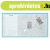Iratrendez� A4, 5cm,lapraszerelt, Bluering� Smart t�rkiz