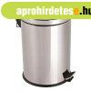 Szemetes kuka ped�los rozsdamentes kr�m 12 literes DM0104