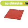 Gumis mappa A4, presp�n karton 355g. piros