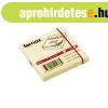 Jegyzett�mb �ntapad�, 75x75mm, 100lap, Fornax, s�rga