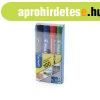 Alkoholos marker 1mm, kerek hegy�, Pilot 100, 4 klf. sz�n