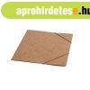 Gumis mappa A4, presp�n karton 355g. barna