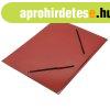 Gumis mappa A4, 400g. karton Fornax Glossy piros