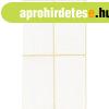 Etikett c�mke, 40x70mm, 15 lap, 4 c�mke/lap