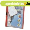 Klipp mappa A4, 60lap Durable Euroclip piros