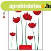 Notesz Colors A5 vonalas feh�r lapokkal Flower Tulip�n Dayli