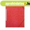 Gumis mappa A4, presp�n karton OfficeArt piros