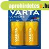 Elem g�li�t LR20D longlife 2 db/csomag, Varta