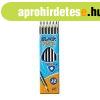 Grafitceruza HB, h�romsz�glet� 12 db/bliszter Keyroad Black