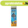 Grafitceruza HB, h�romsz�glet� 12 db/bliszter Keyroad Black