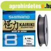 Shimano Kairiki Pe Sx8 Braid Line 150m 0,06mm 5,3Kg - Steel 