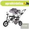 Chipolino 2Play ikertricikli kupol�val - Silver Grey