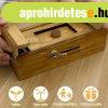 Fa Puzzle P�nzes Doboz Titkos Rekeszzel