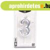 3-s sz�m gyertya EZ�ST 6 cm