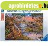 Ravensburger: Puzzle 3 000 db - �llati Kir�lys�g