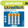 Ultratech Digital AA ceruzaelem 4 darabos készlet